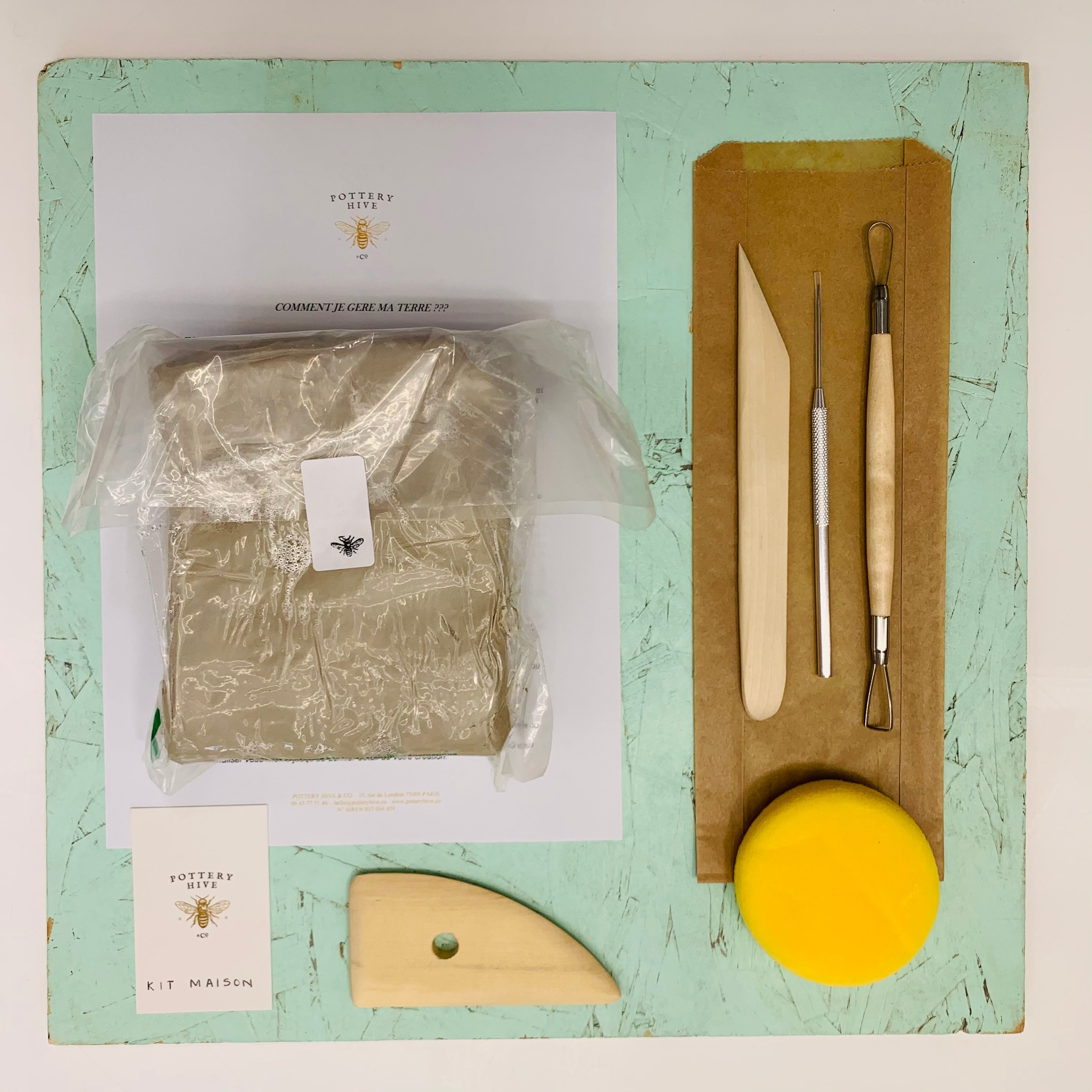 Kit de modelage pour la maison - Pottery Hive & Co - KITS pour la Maison- 50.00- Pottery Hive & Co