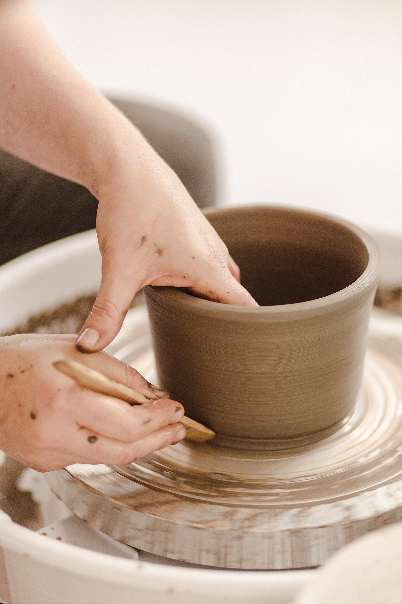 Kit de poterie en argile pour 2 Fabriquez votre propre pot de